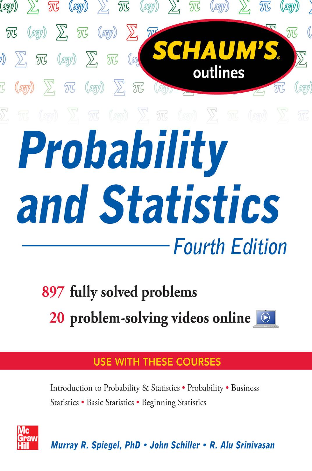 Schaum's Outlines of Probability and Statistics