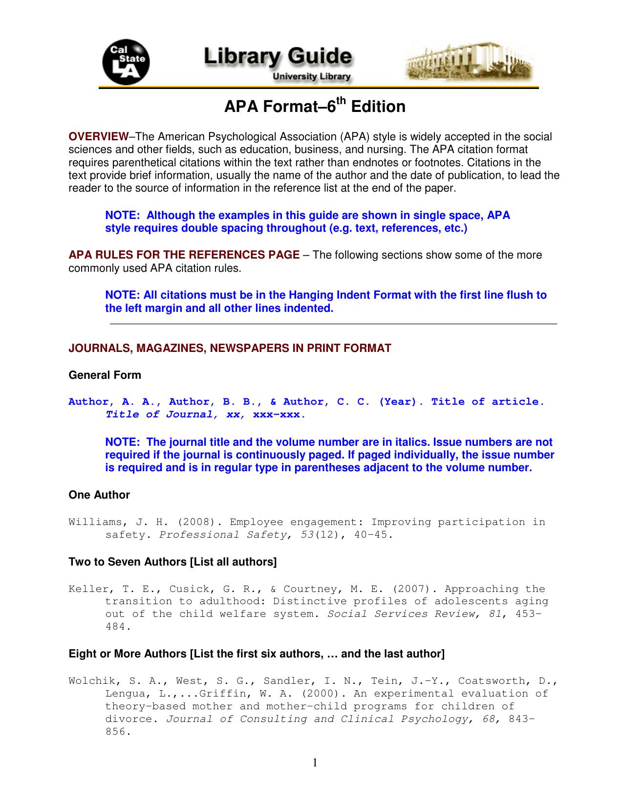 Microsoft Word - Newly Rev APA Handout 091409.doc