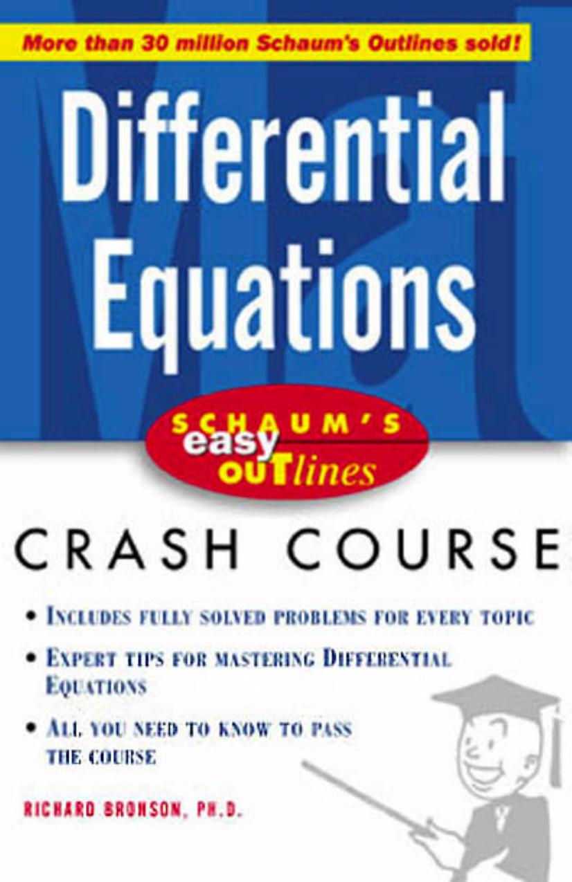 Schaum's Easy Outlines of Differential Equations