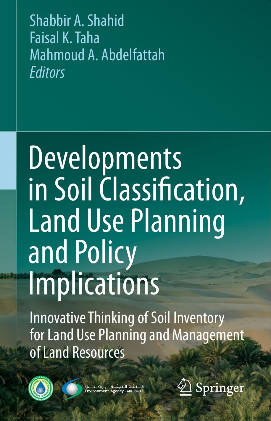 Developments in Soil Classification, Land Use Planning and Policy Implications  Innovative Thinking of Soil Inventory for Land Use Planning and Management of Land Resources 2013
