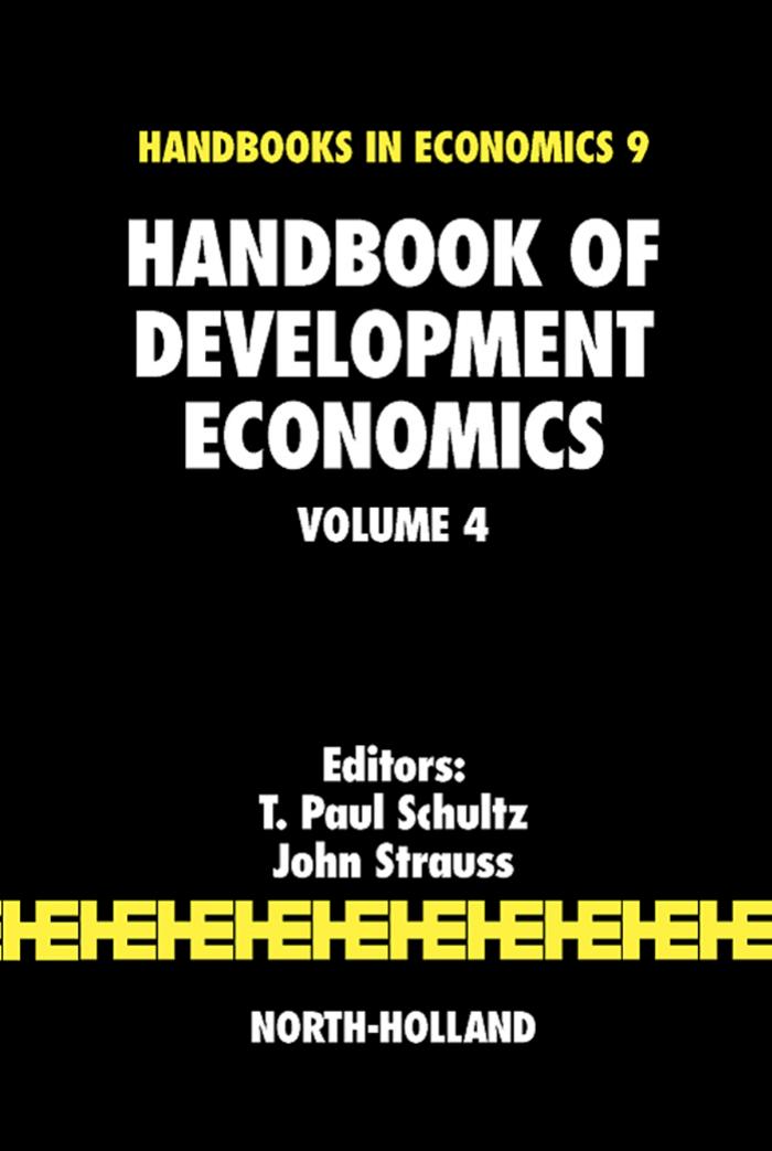 Handbook of Development Economics, Volume 4 (Handbook of Development Economics)