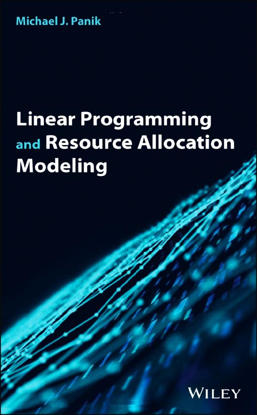 Linear Programming and Resource Allocation Modeling 2019