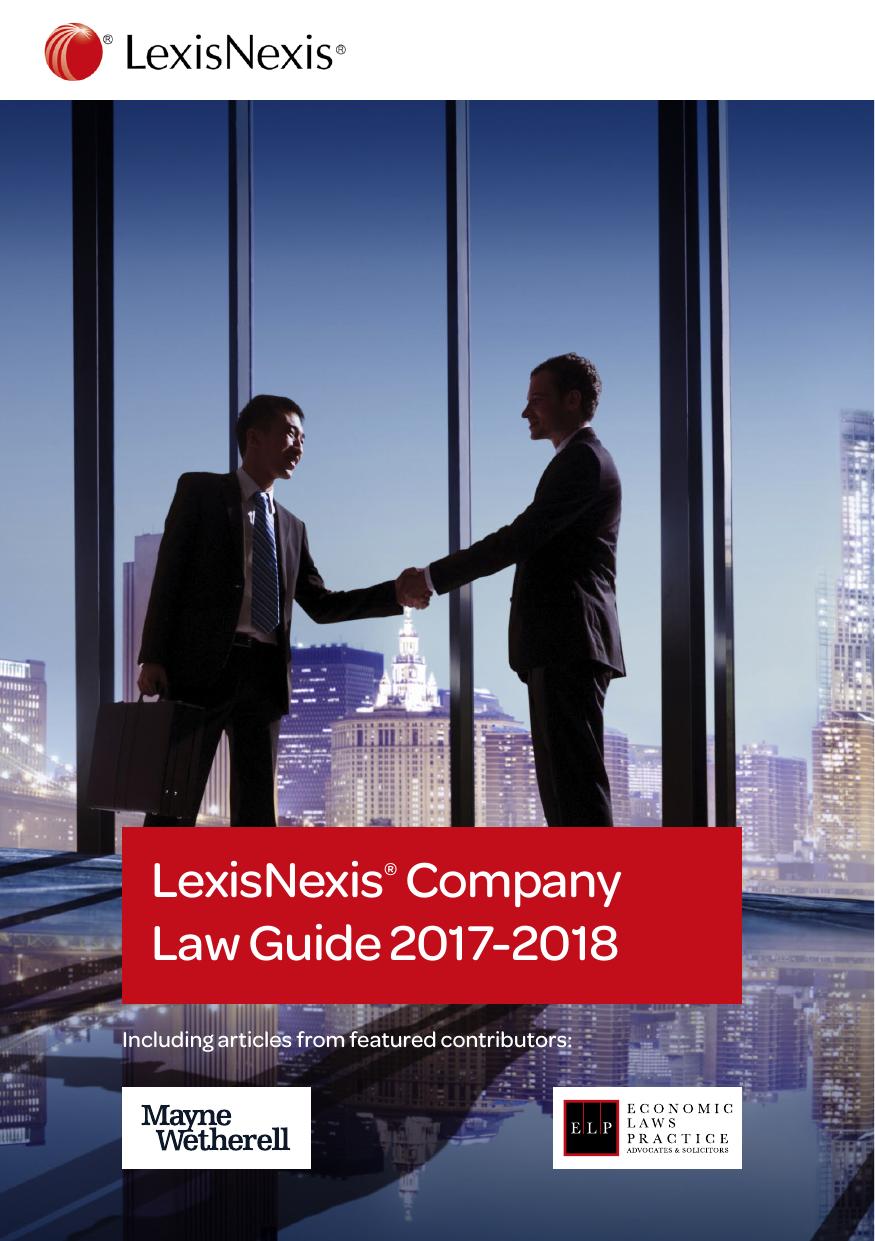 LexisNexis® Company Law Guide 2017