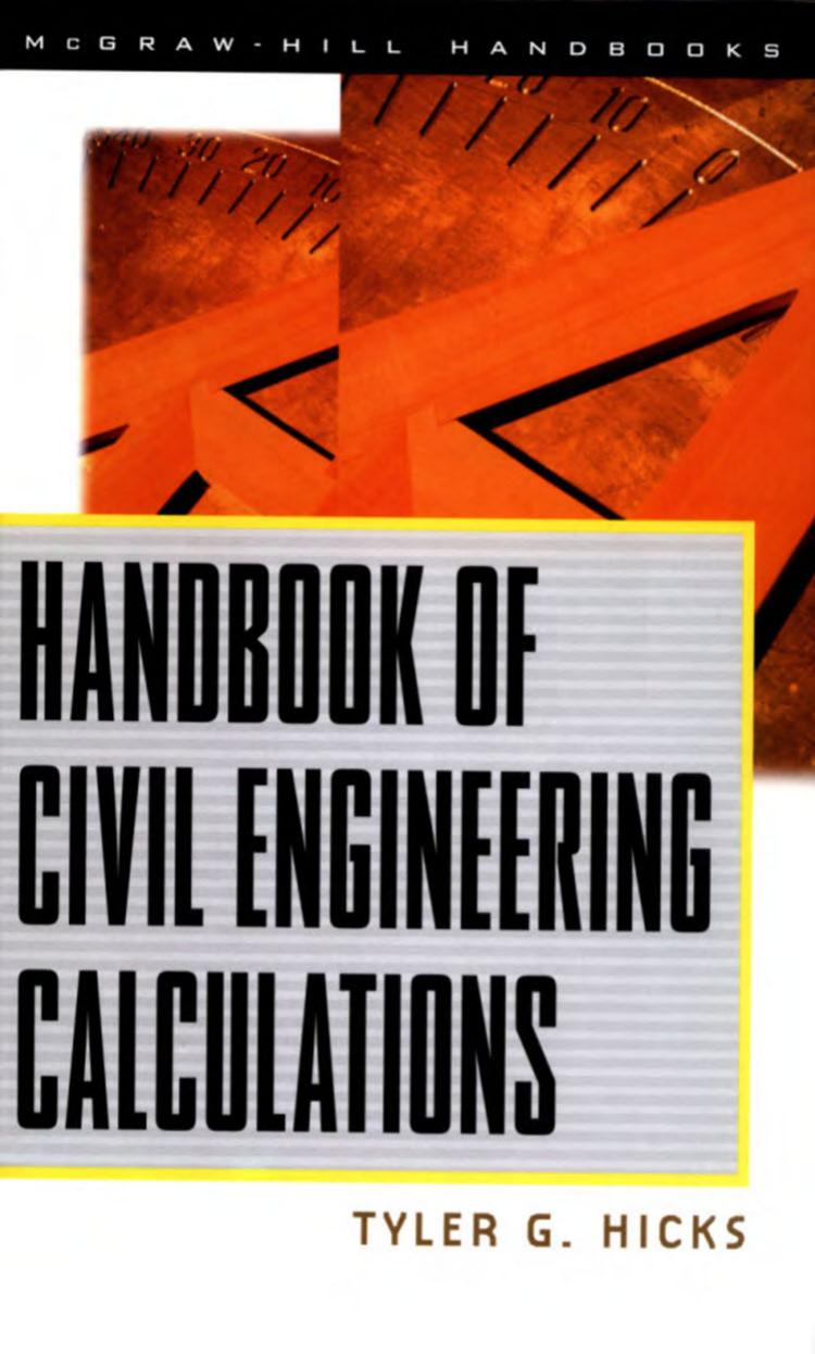 Handbook of Civil Engineering Calculations 1999