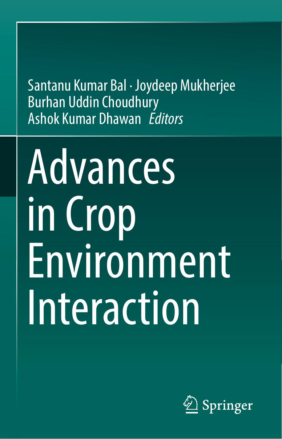 Advances in Crop Environment Interaction 2018