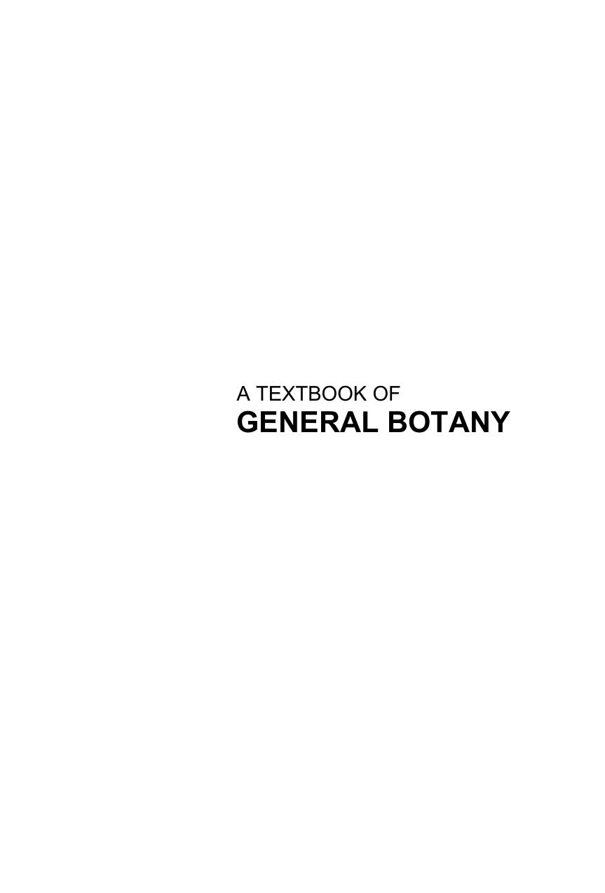 A TEXTBOOK OF GENERAL BOTANY
