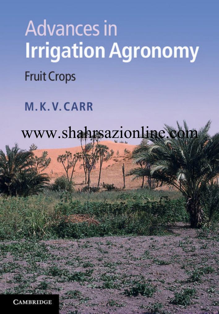 Advances in Irrigation Agronomy