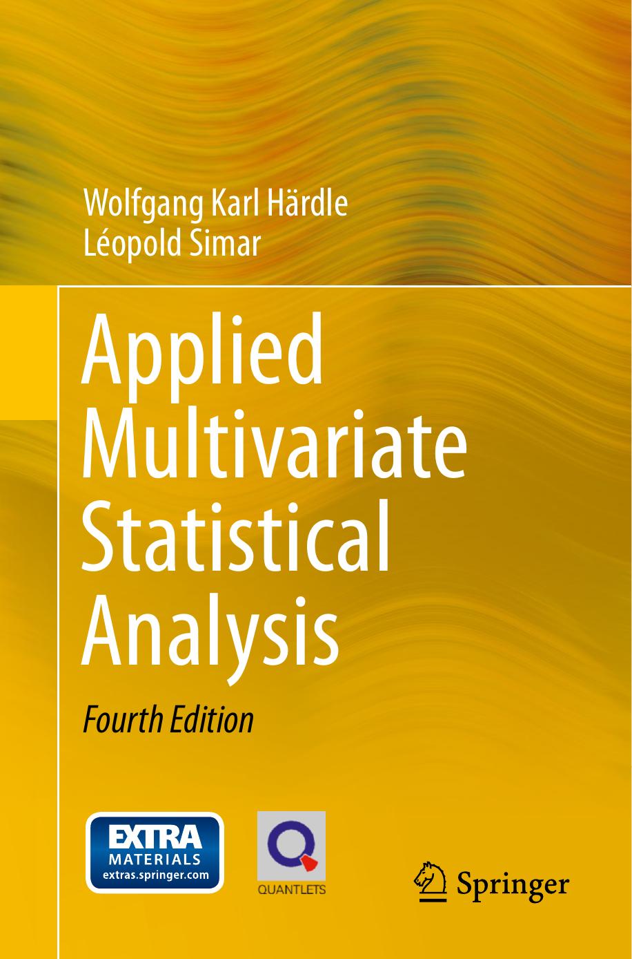 Book AppliedMultivariateStatistical 2015