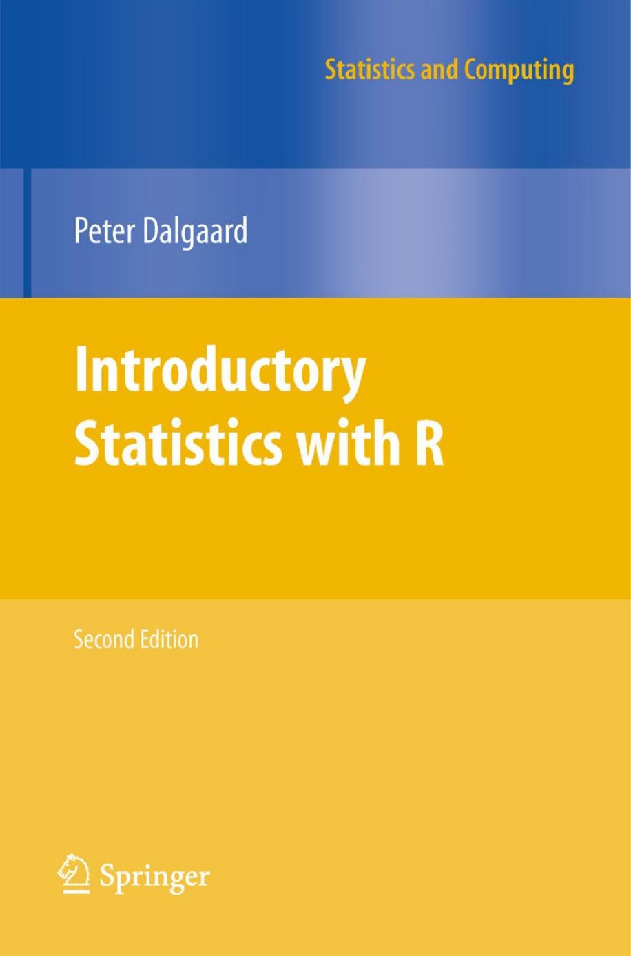 Book IntroductoryStatisticsWithR 2008