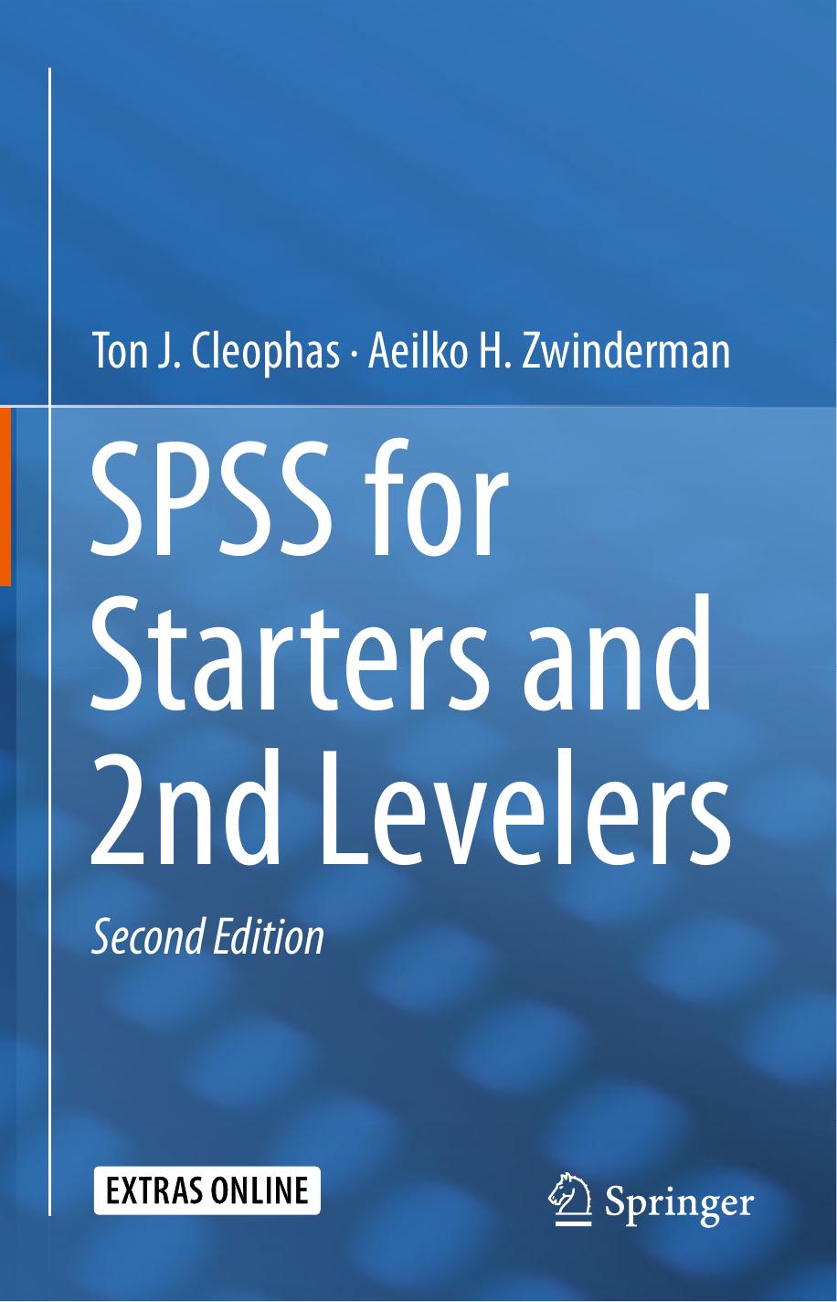 Book SPSSForStartersAnd2ndLevelers 2016