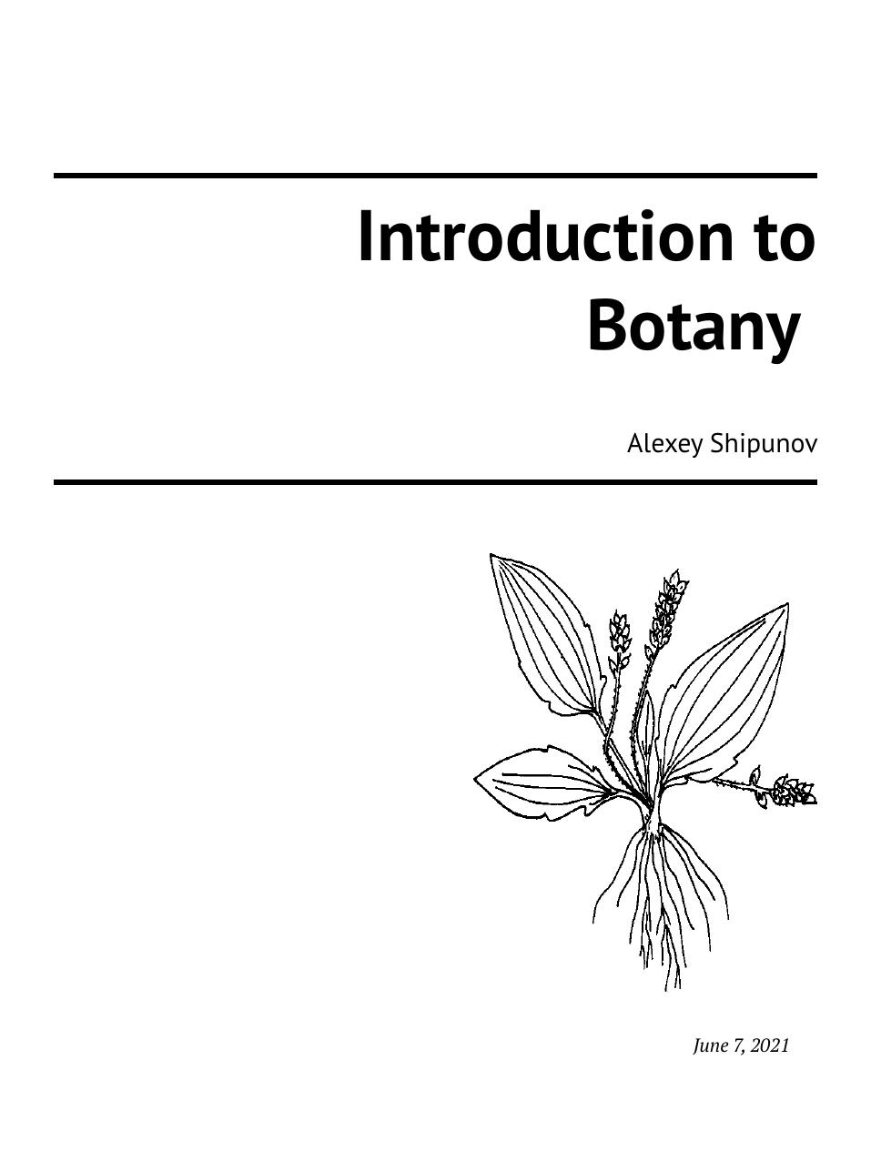 Introduction to Botany, 2021
