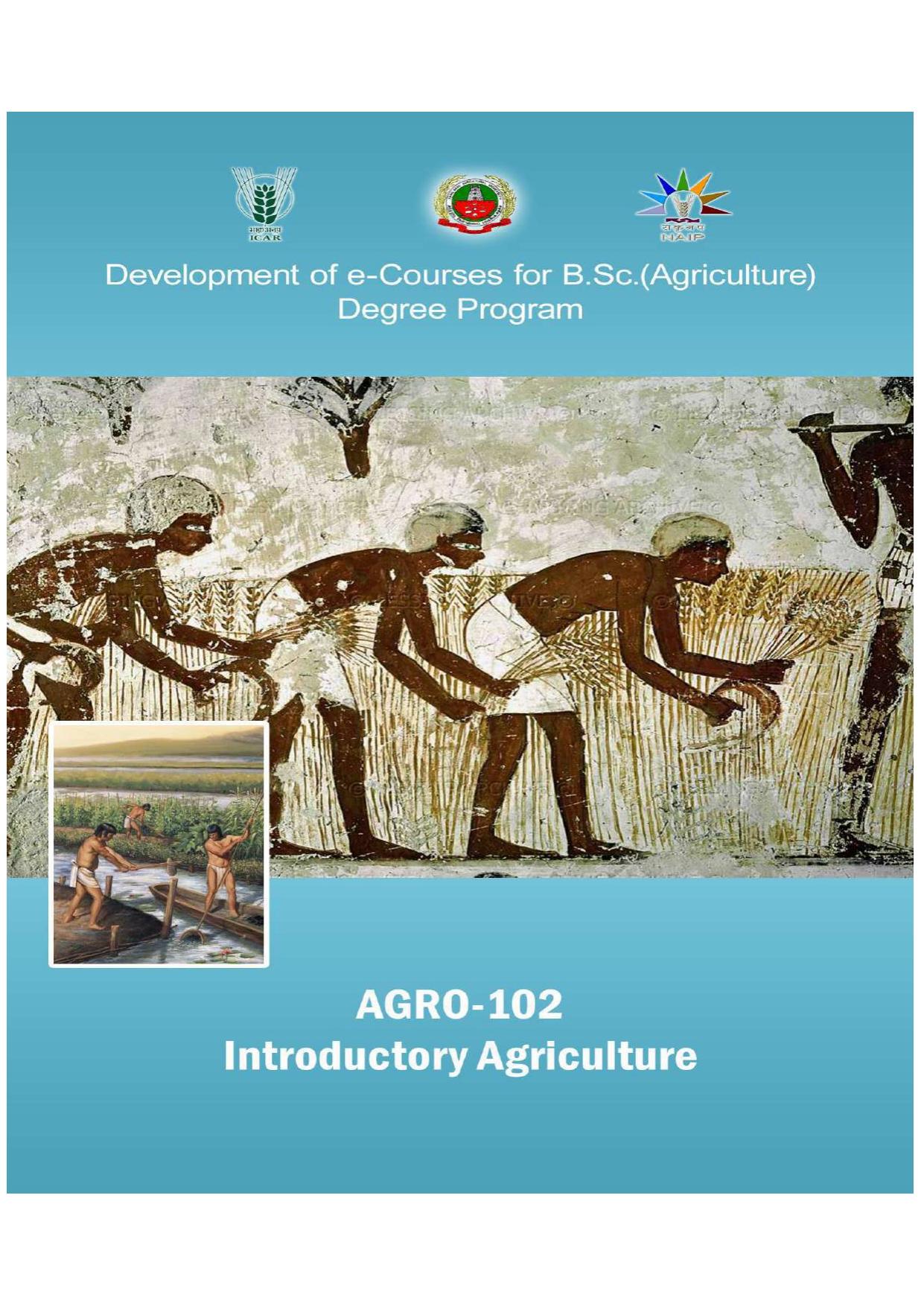INTRODUCTORY AGRICULTURE
