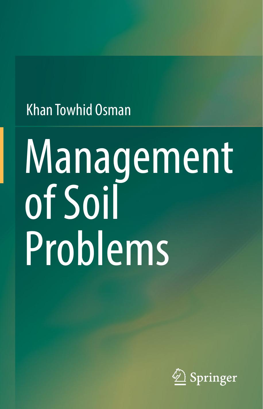 Management of Soil Problems 2018
