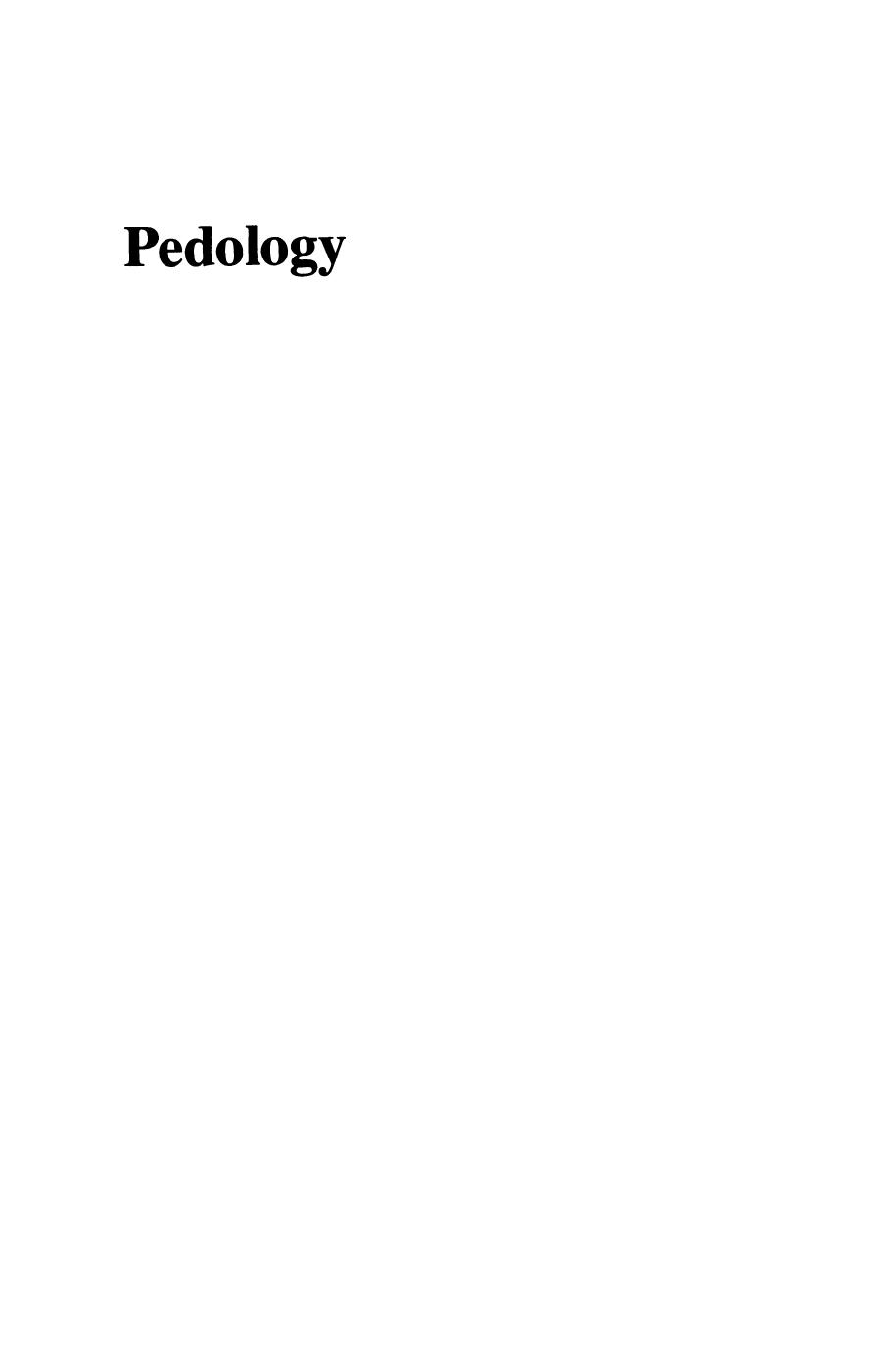 Pedology  Pedogenesis and classification ( PDFDrive ), 1977