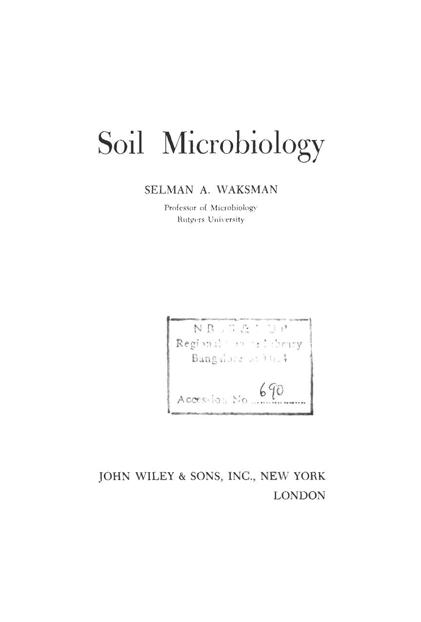 Soil Microbiology ( PDFDrive ) (1), 1952