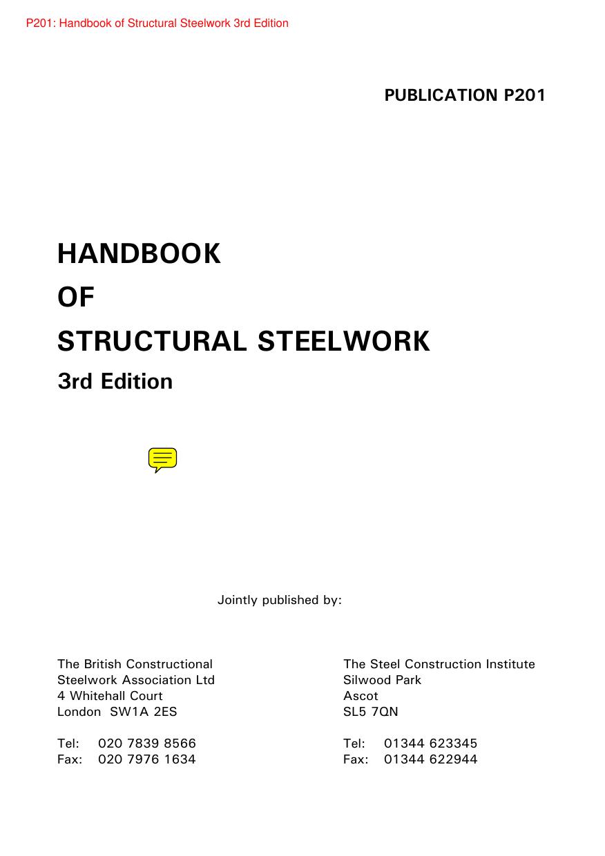 Handbook of Structural Steelwork 2002