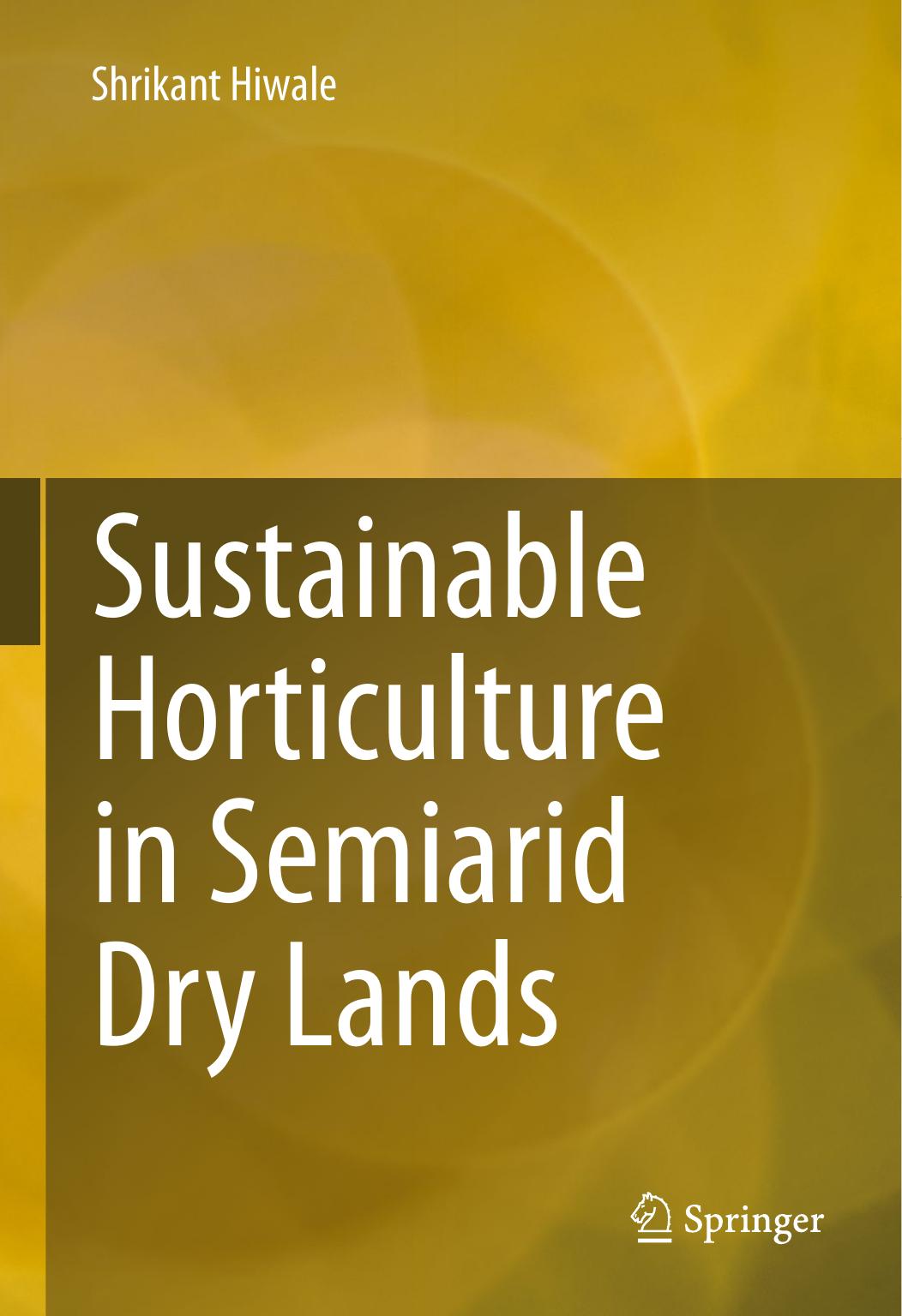 Sustainable Horticulture in Semiarid Dry Lands 2015