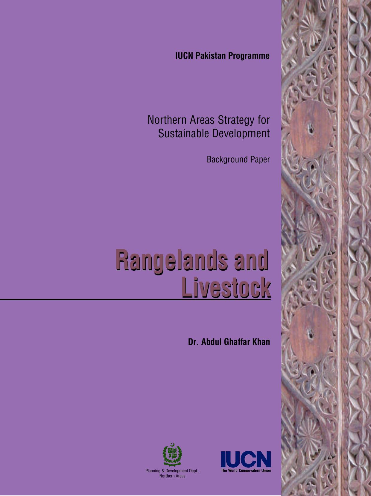 Rangelands and livestock. 2003