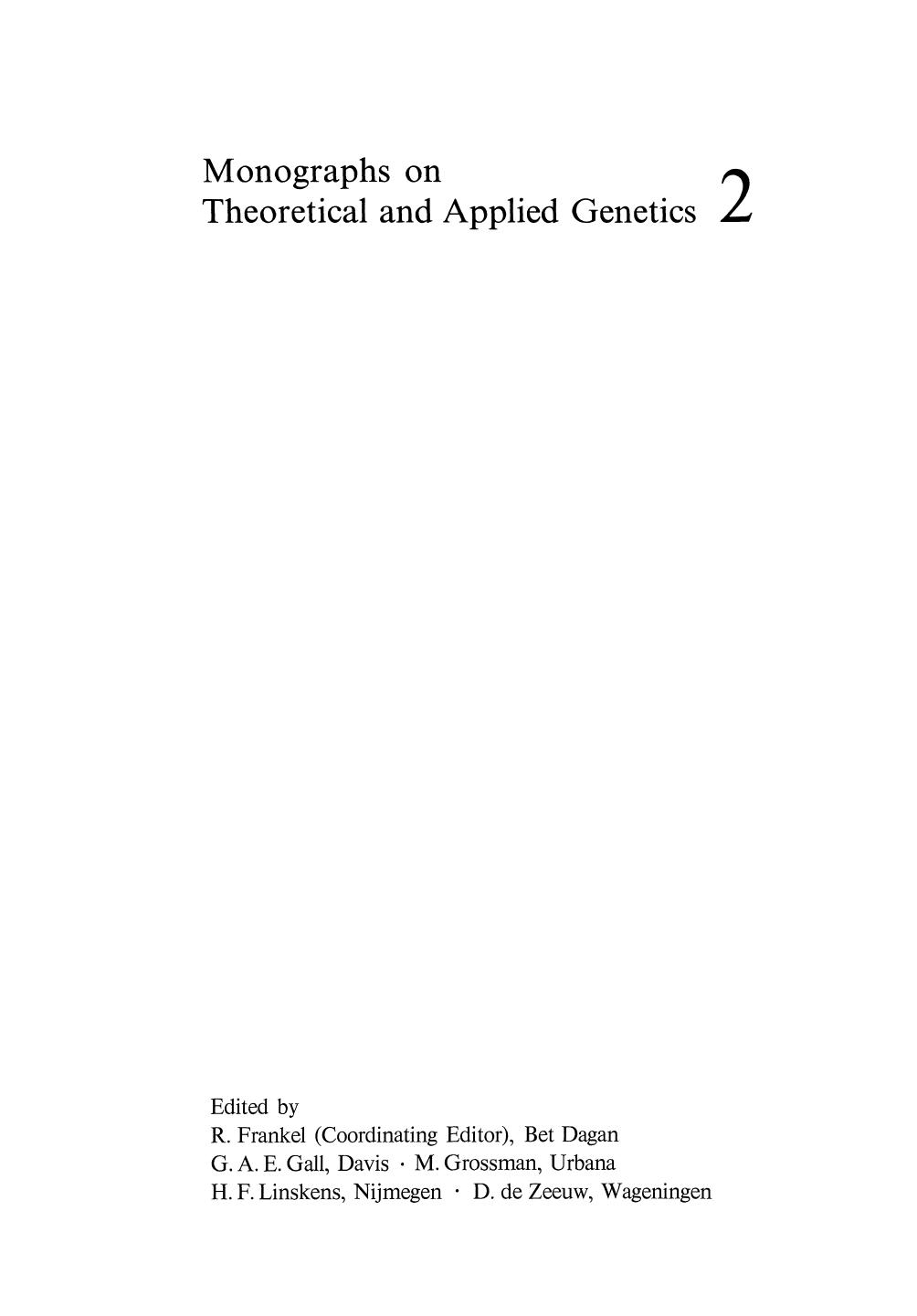 Pollination Mechanisms, Reproduction and Plant Breeding ( PDFDrive ), 1977