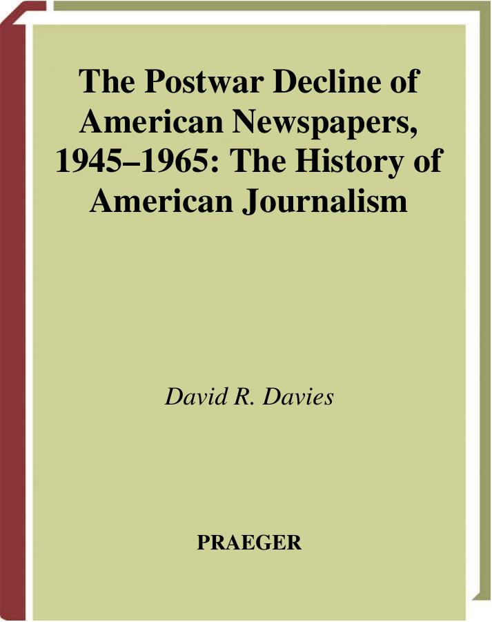 [David R. Davies] The Postwar Decline of American  2006