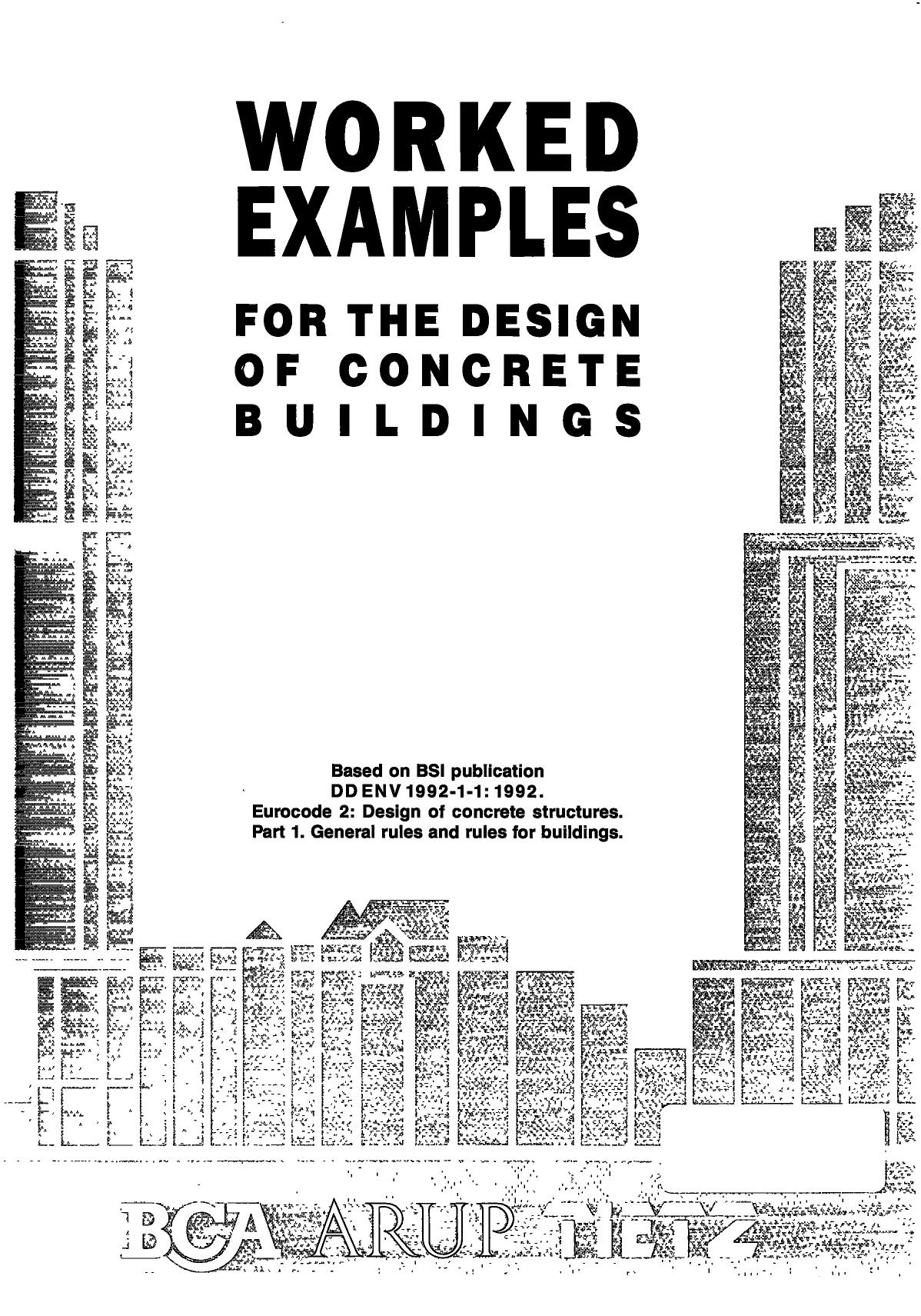 Worked Examples for the Design of Concrete Buildings 1994