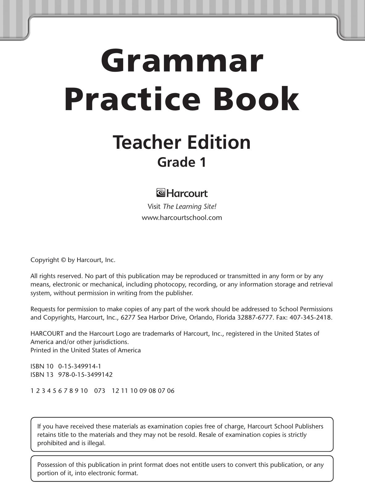 [Harcourt School Publishers (HSP)] Grammar Practic(BookZZ.org)