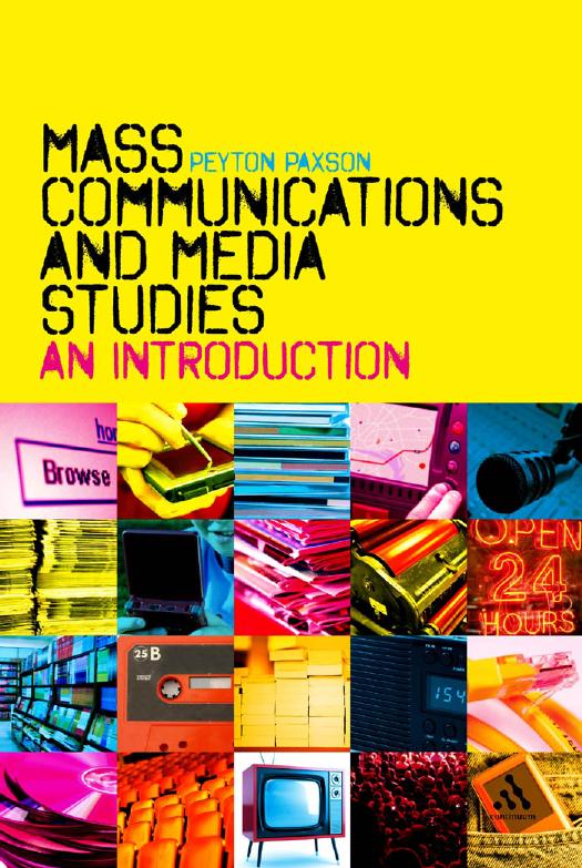 Mass Communications and Media Studies: An Introduction