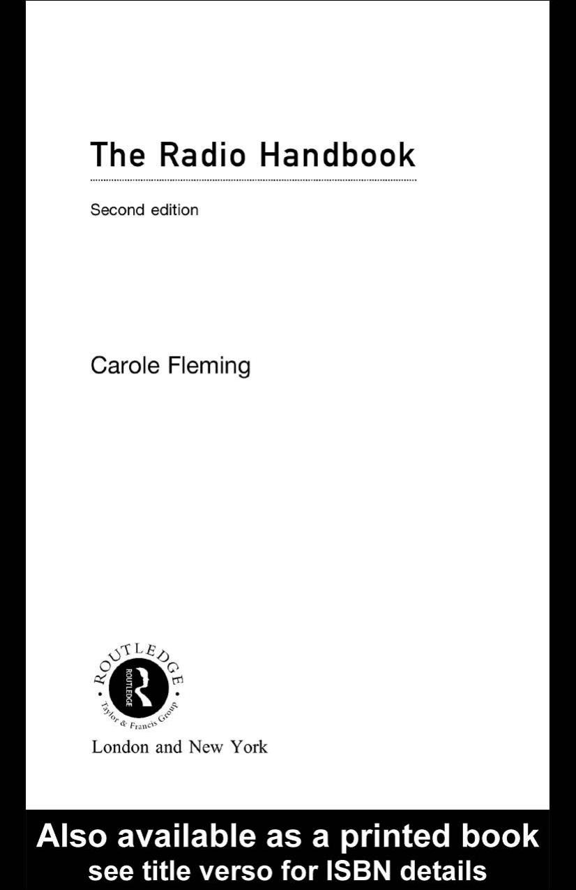 The Radio Handbook, Second Edition