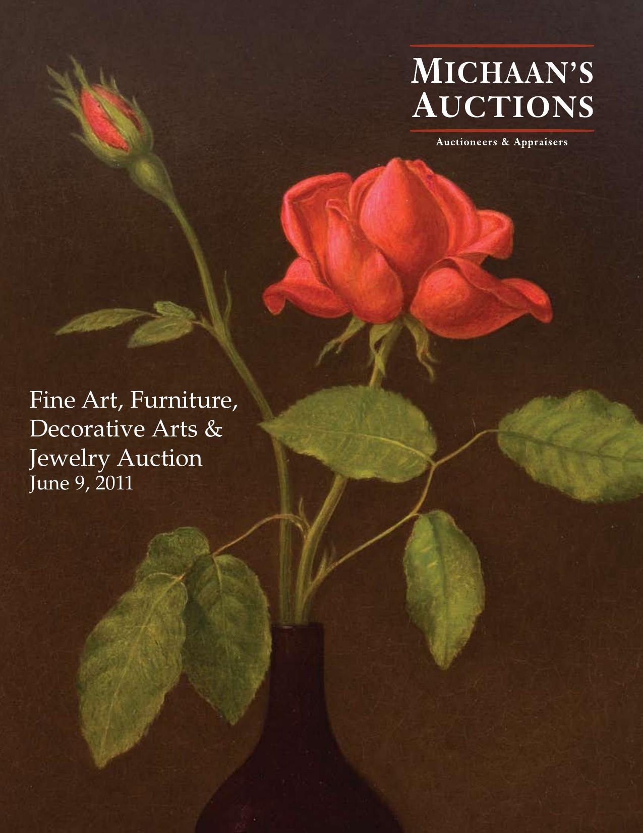 Fine Art, Furniture, Decorative Arts & Jewelry Auction2011
