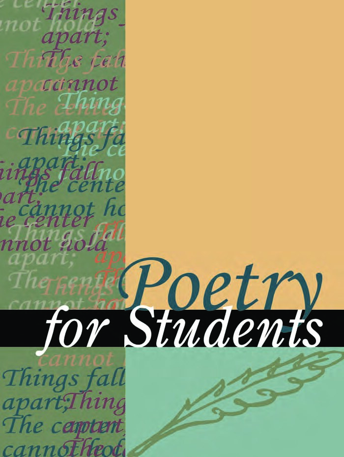 Poetry for Students 2008