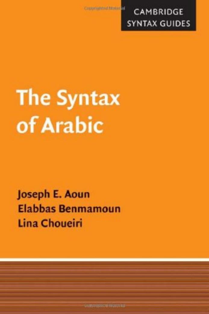 The Syntax of Arabic  2010