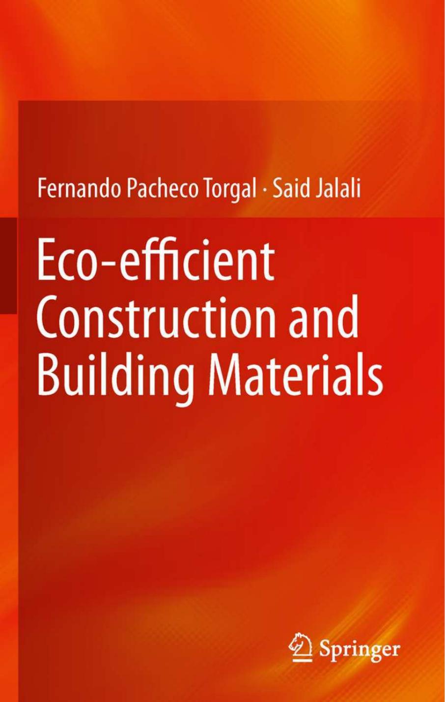 Eco-efficient Construction and Building Materials