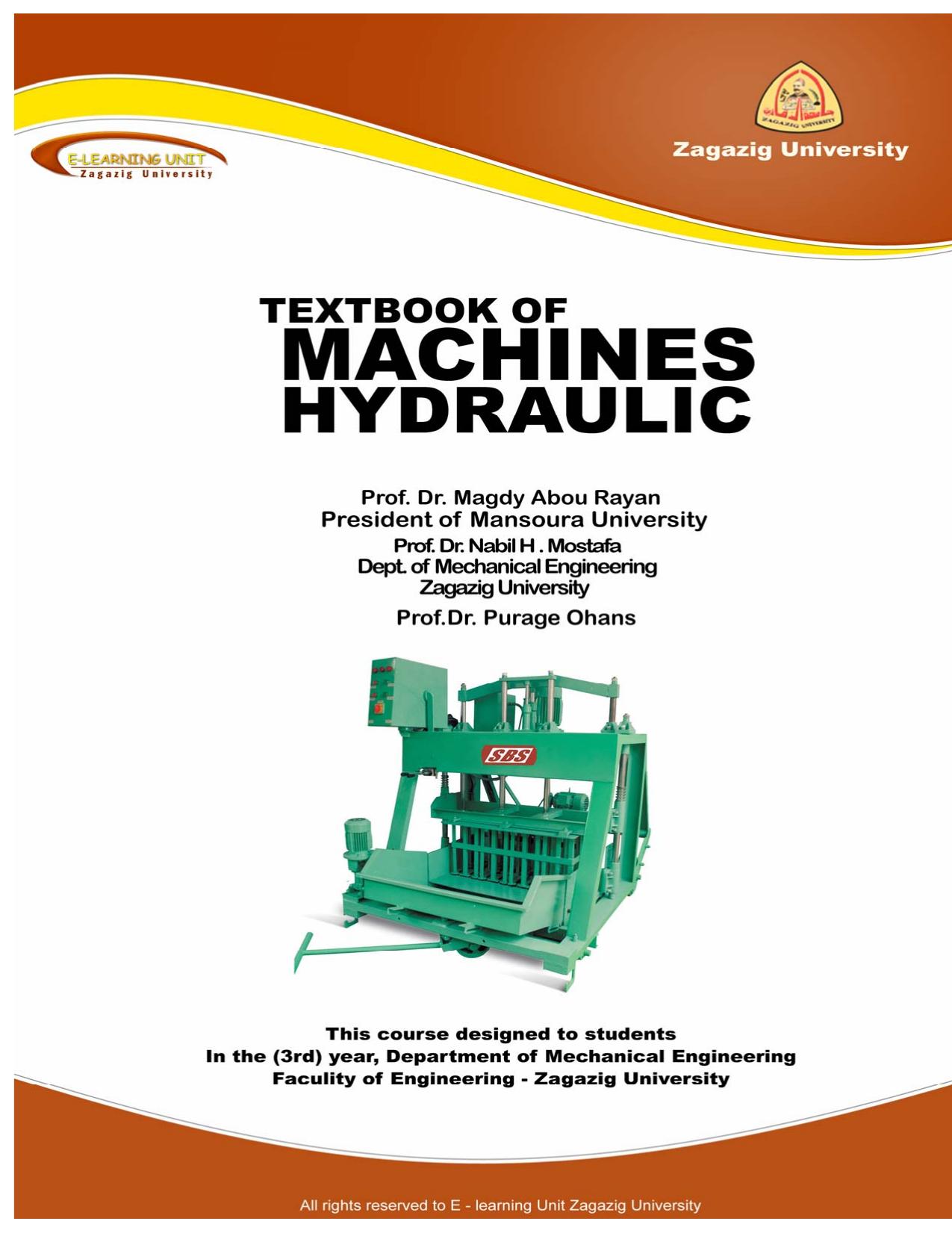 Hydraulic Machines Textbook ( PDFDrive.com )