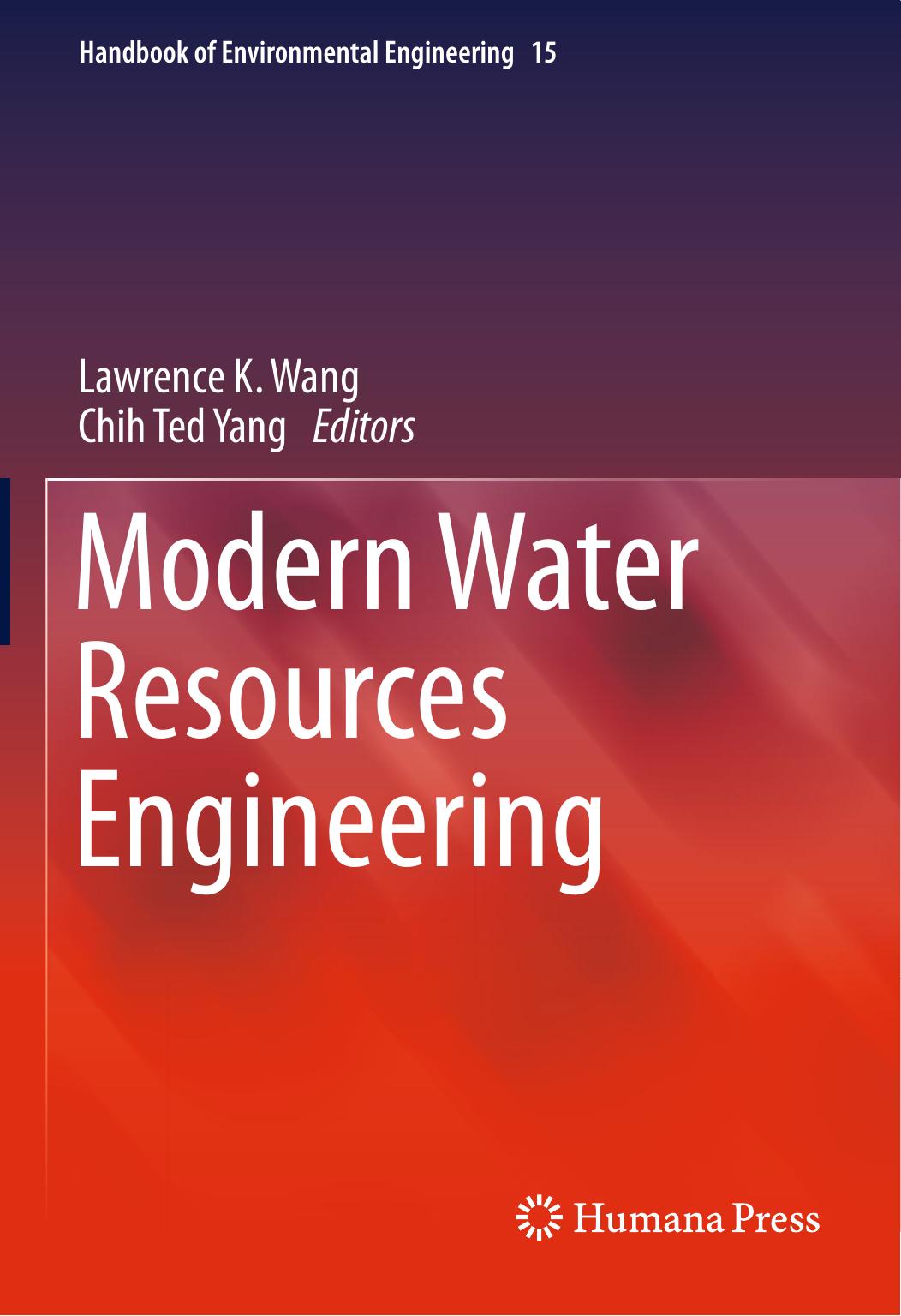 Modern Water Resources Engineering 2014