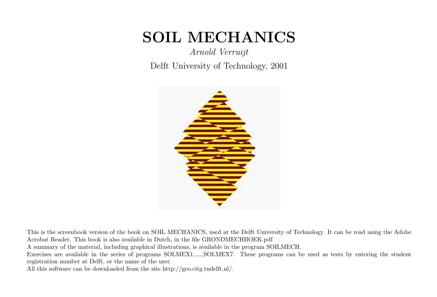SOIL MECHANICS 2001