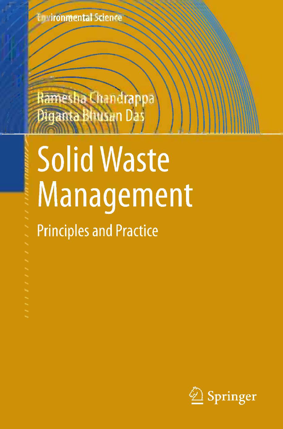 Solid Waste Management Principles and Practice 2012