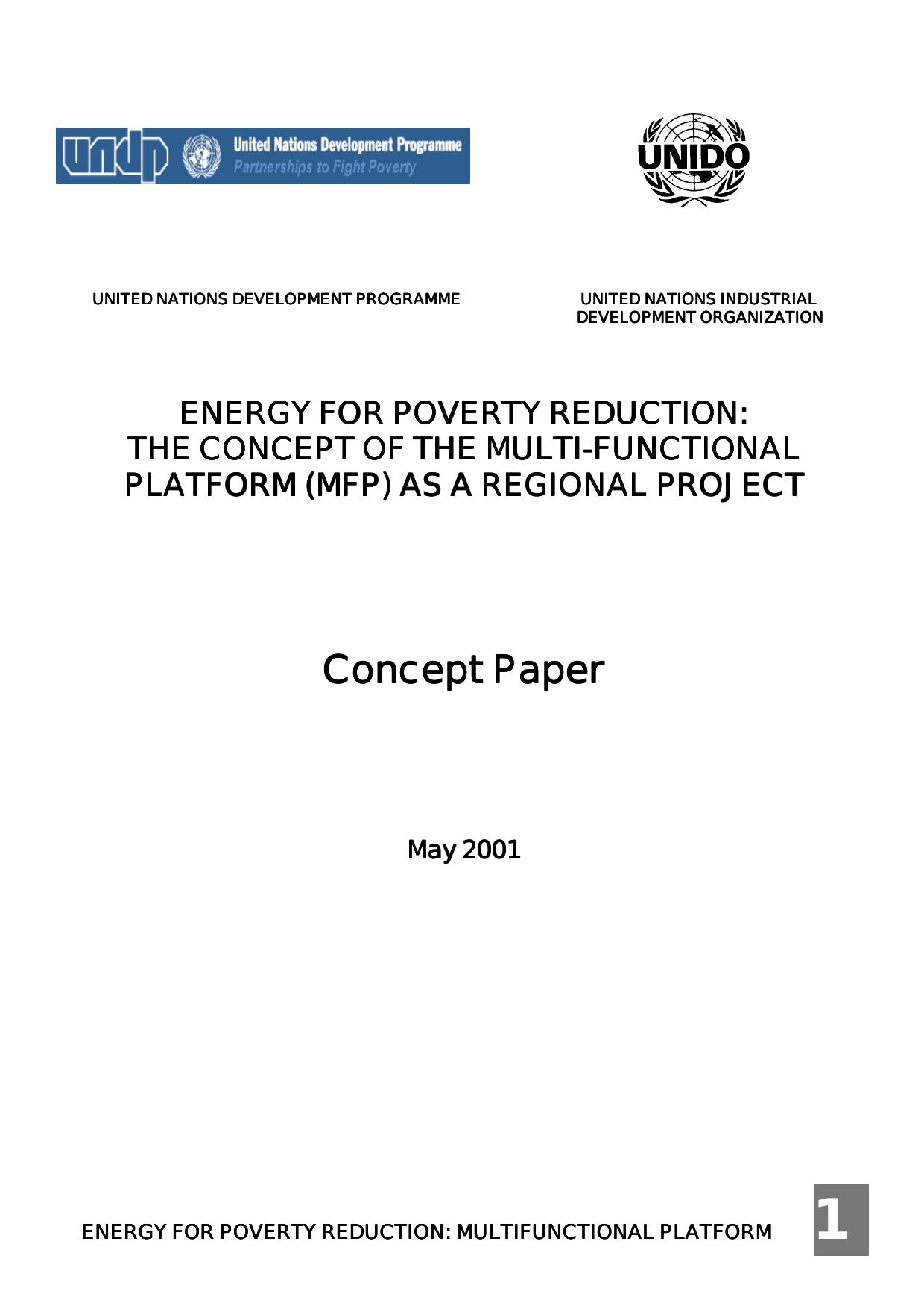ENERGY AND POVERTY IN RURAL AFRICA