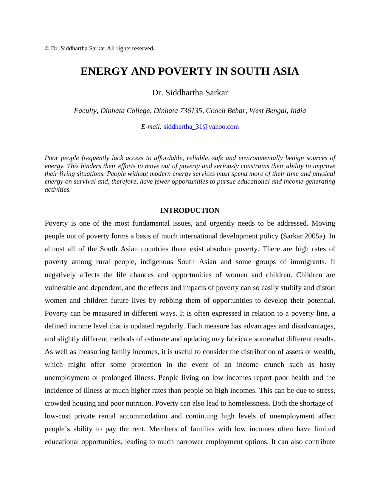 Microsoft Word - Energy and Poverty