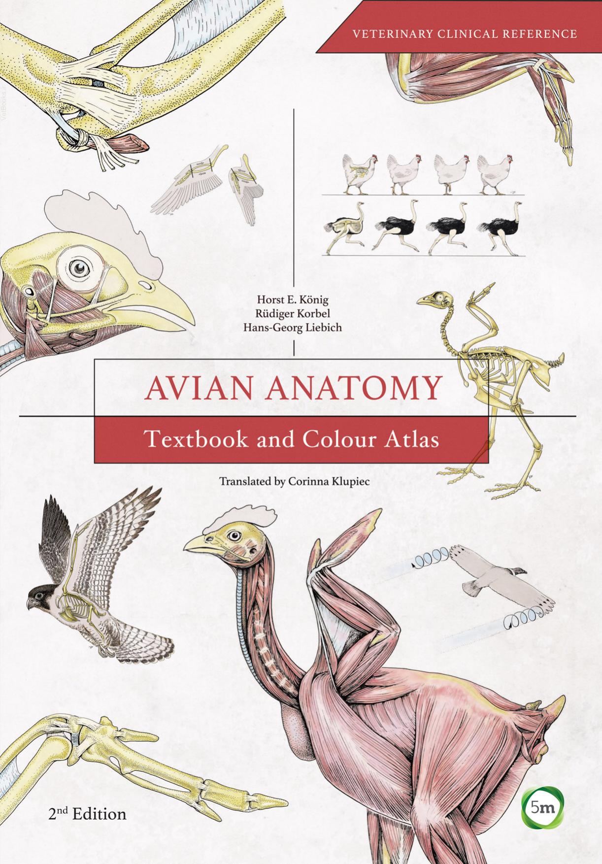 Avian Anatomy: Textbook and Colour Atlas, 2nd Edition
