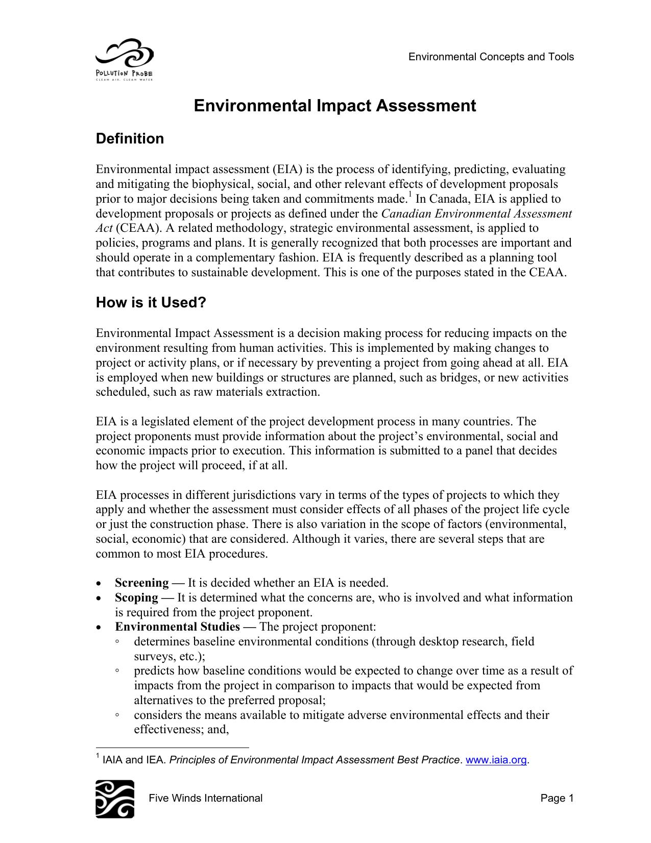 Microsoft Word - Environmental Impact Assessment 040127.doc