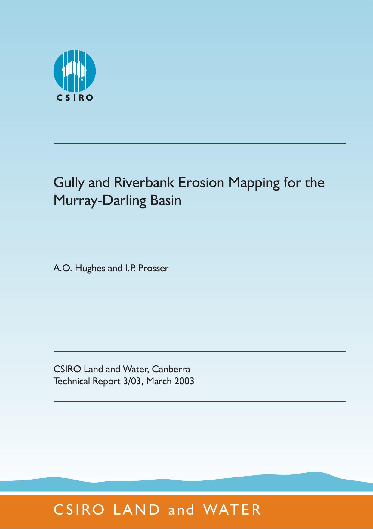 Gully and Riverbank Erosion Mapping for the Murray-Darling Basin