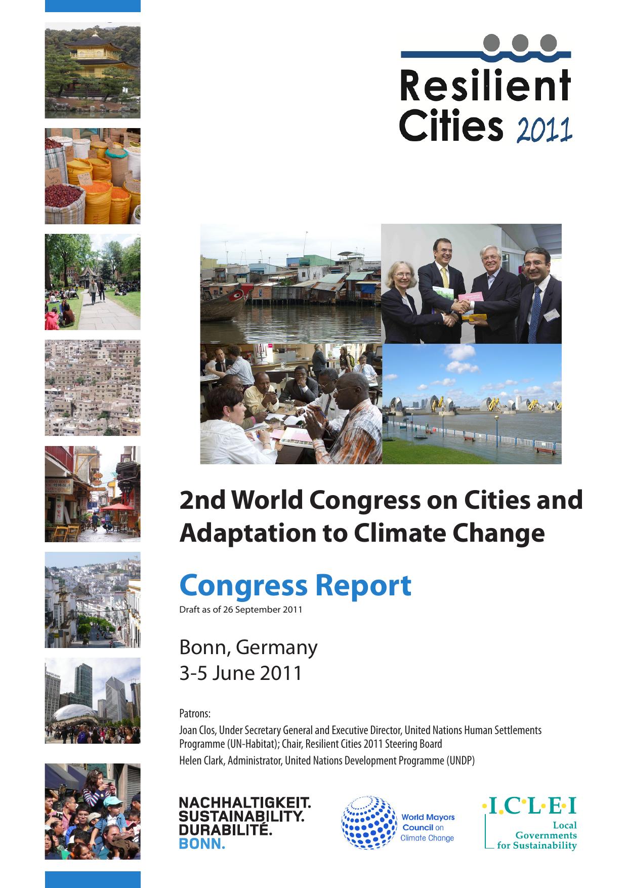 Resilient Cities. 2011