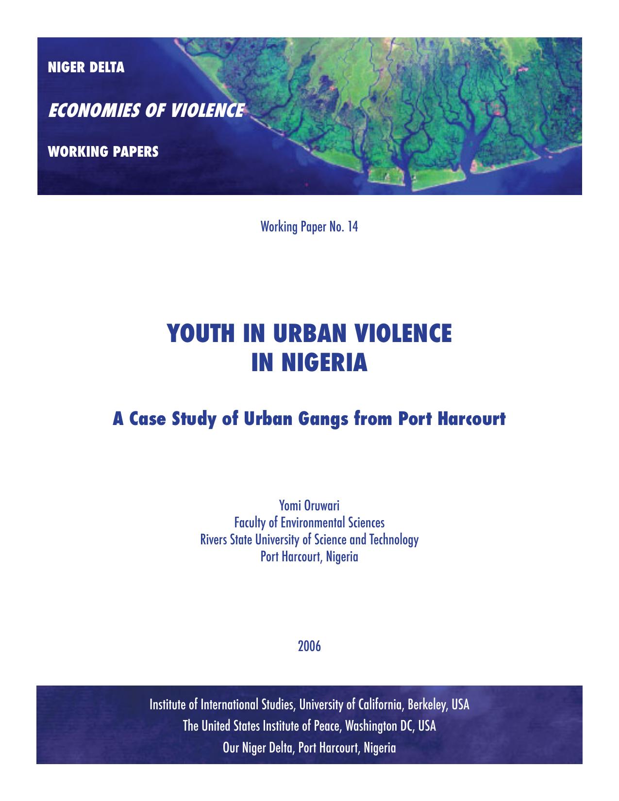 Microsoft Word - Youth in violence-luce.doc