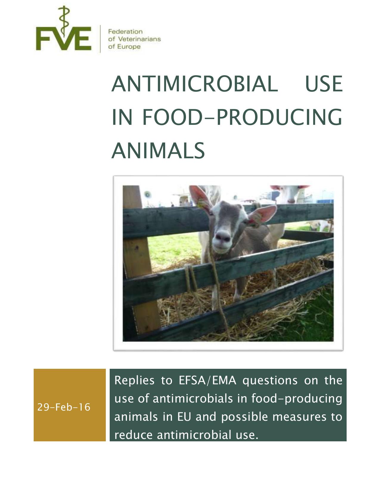 Antimicrobial use in food-producing animals