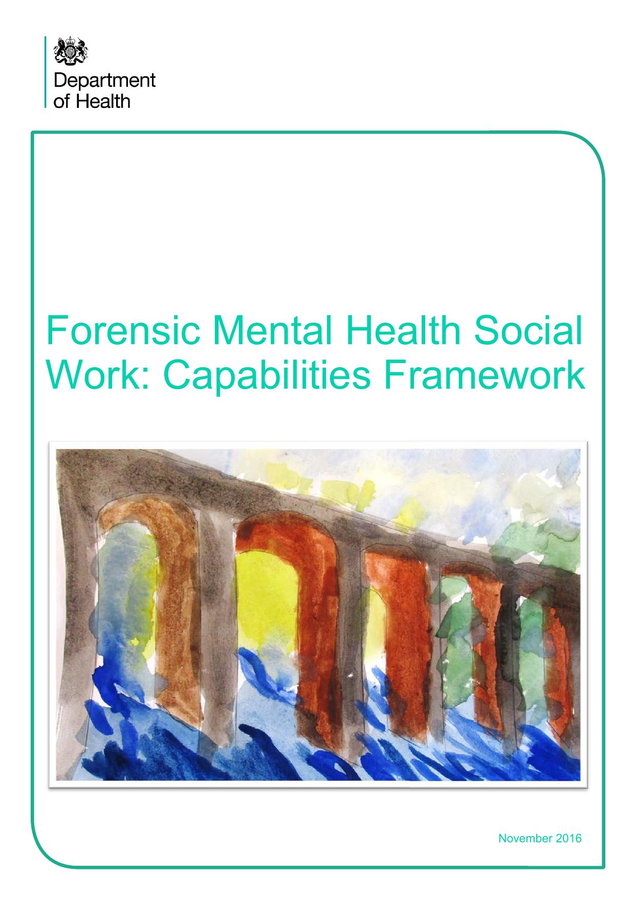 Forensic Mental Health Social Work: Capabilities Framework