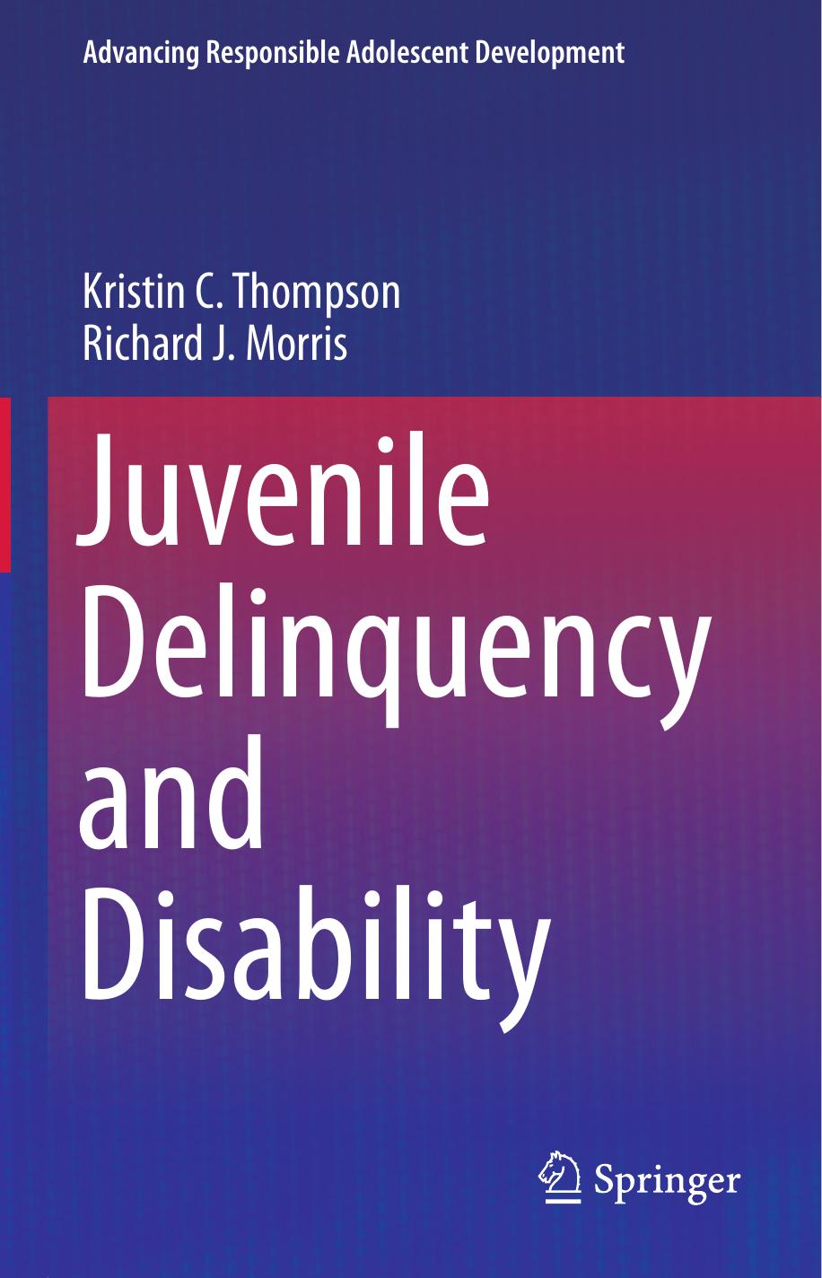 24 Juvenile Delinquency and Disability 2016