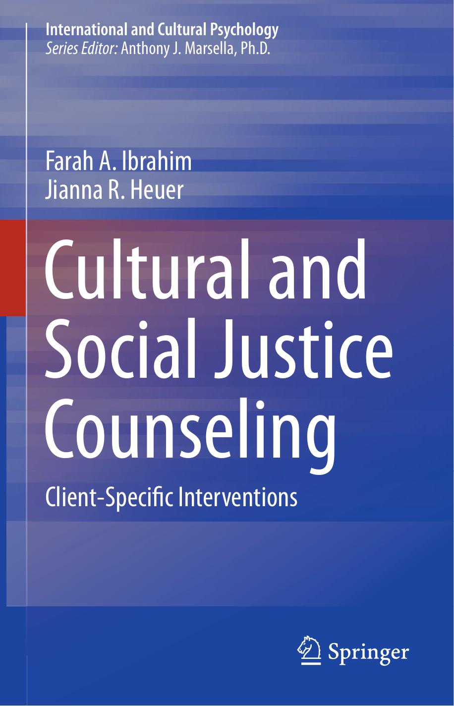 Cultural and Social Justice Counseling  Client-Specific Interventions 2016