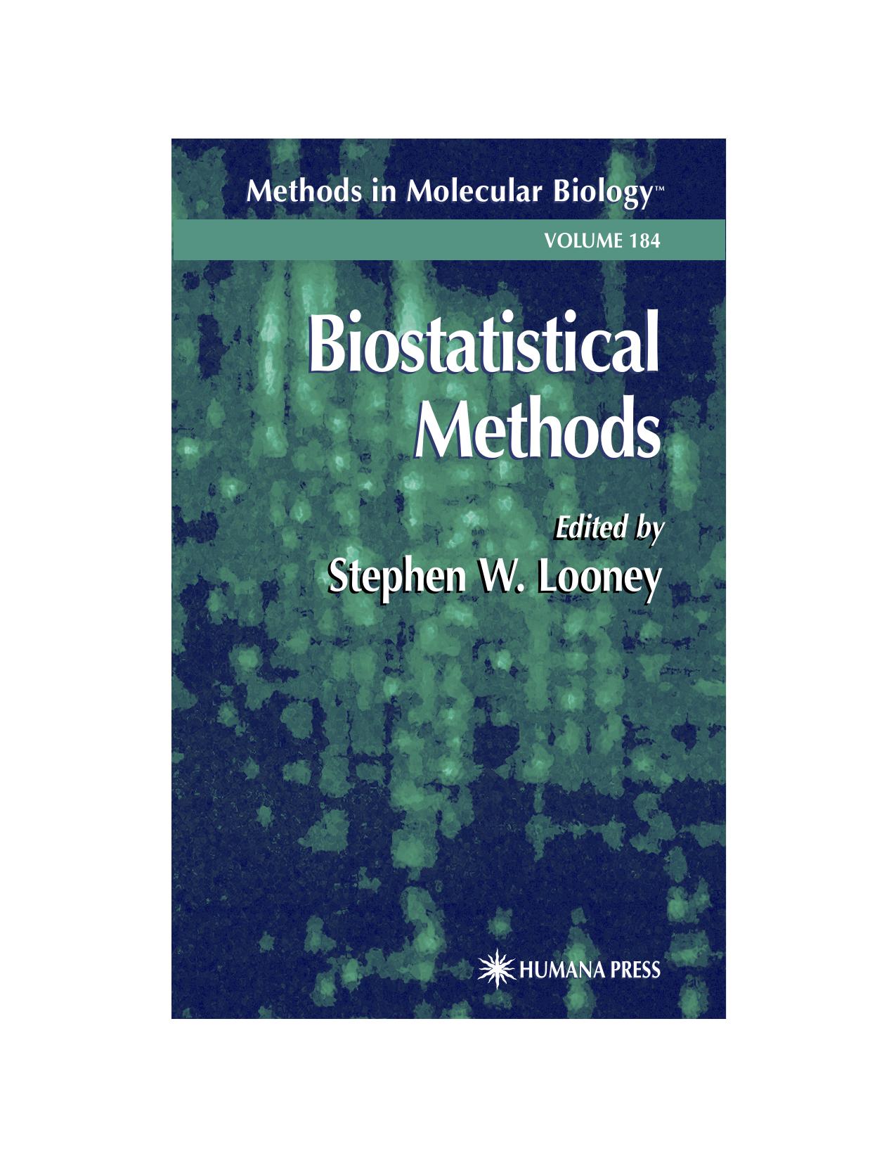 biostatistical method 2002