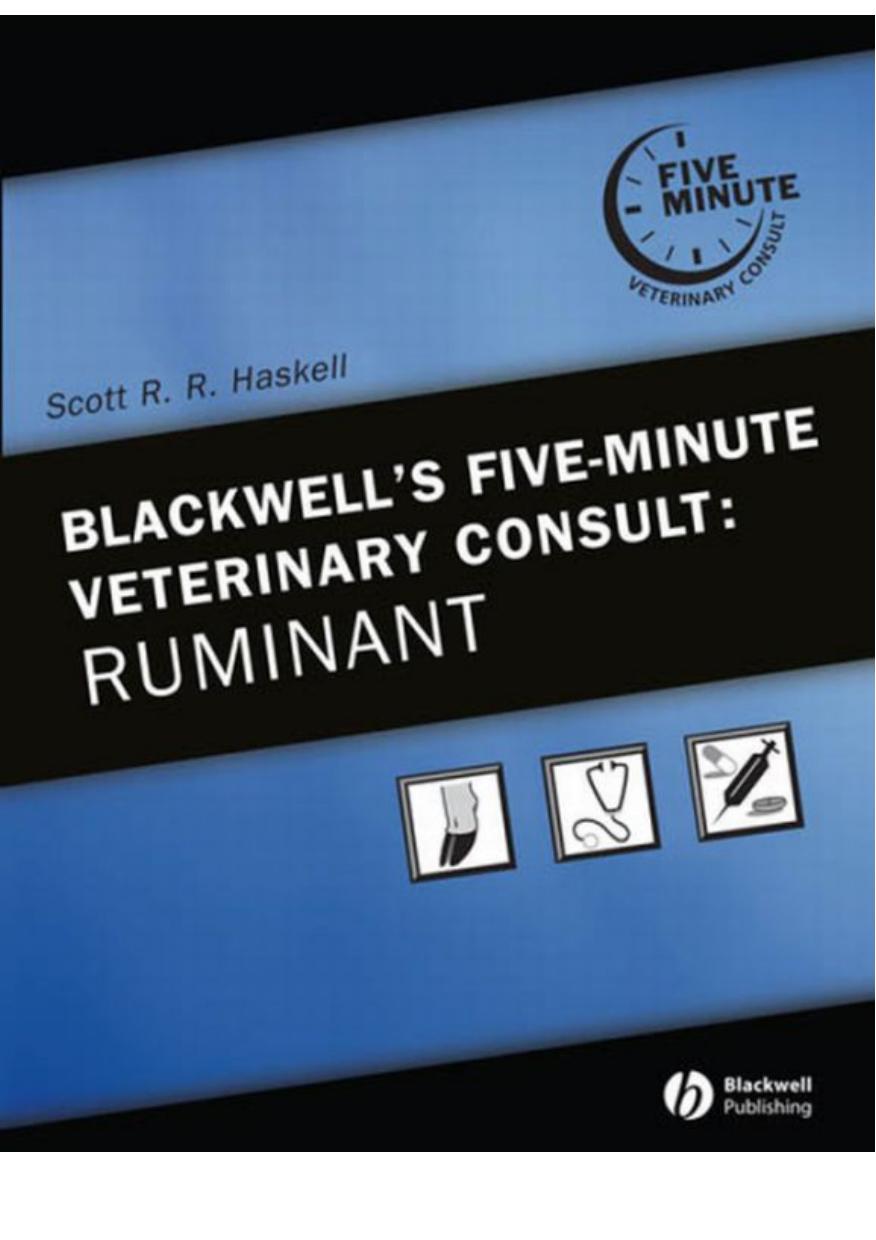Blackwell&#39;s Five-Minute Veterinary Consult