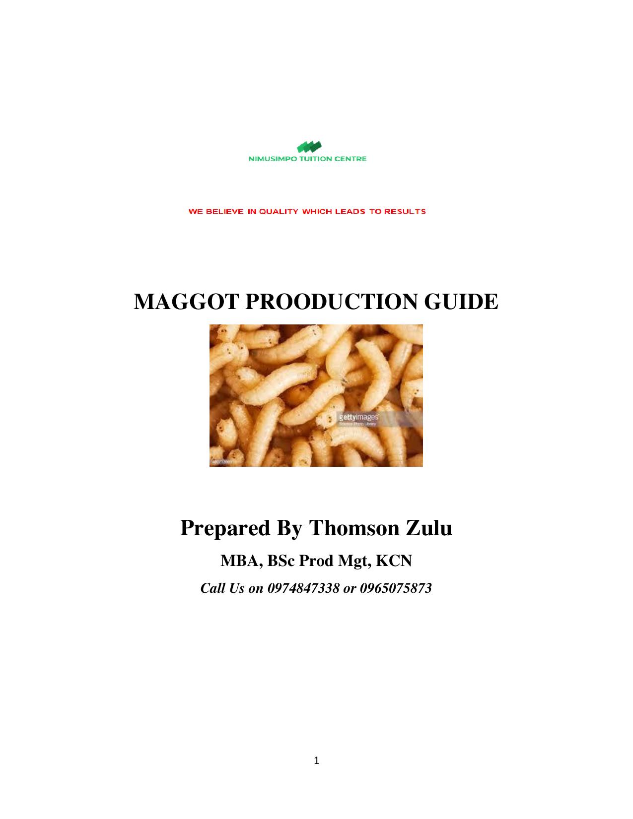 maggot-production-guide-thomson-zulu
